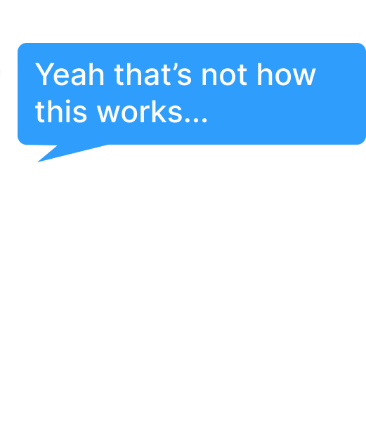 yeah right